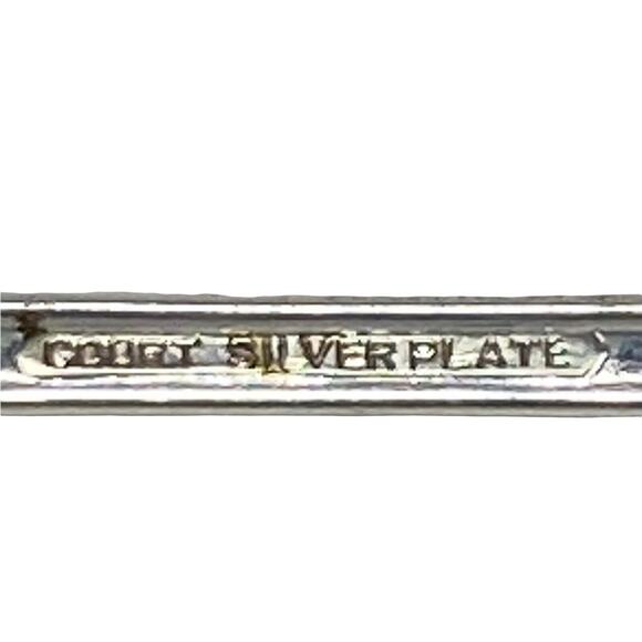 Midcentury Modern 1939 Court Silver Plate 7 5/8” Iced Tea Spoons Set Of Three - Picture 9 of 11